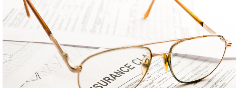 outcome based reimbursement_reading glasses on insurance form