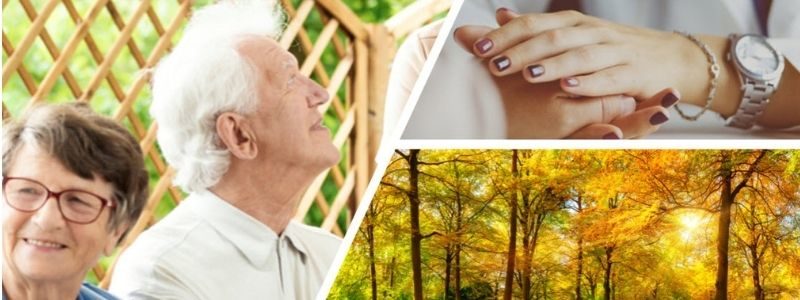 Assisted Living Facility Market Report senior faces and helping hands