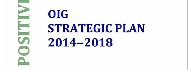OIG Strategic Plan 2014-2018